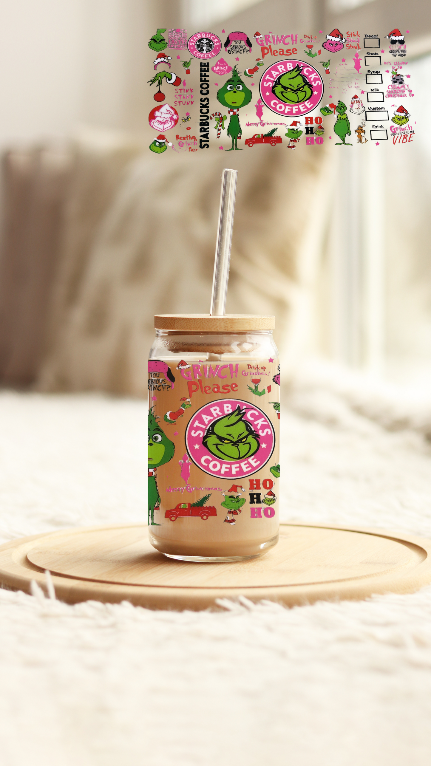 Grinch Starbies Coffee