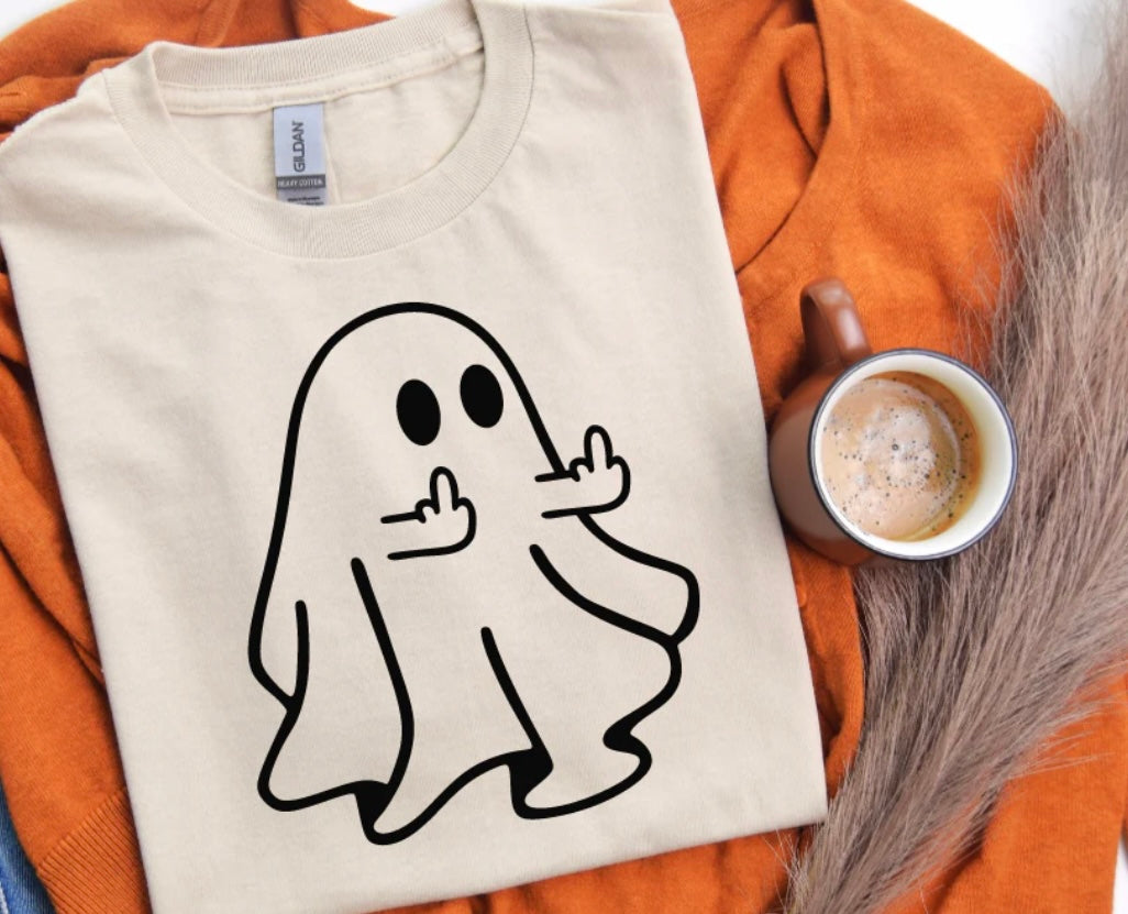 Ghost middle finger