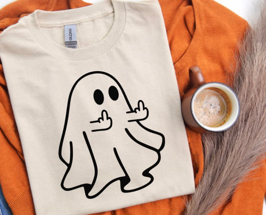 Ghost middle finger
