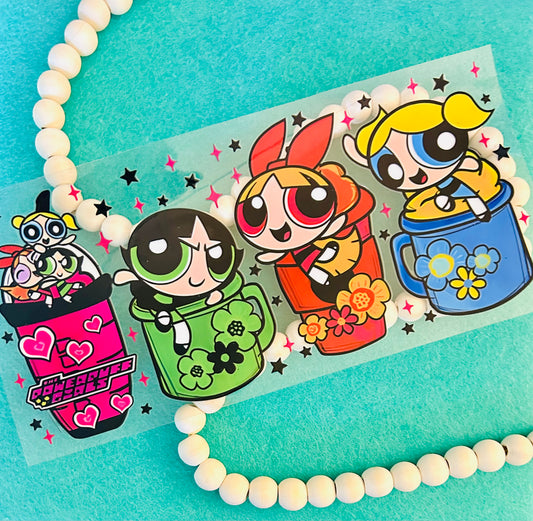 #29 Power Puff Girls Cup and Flowers