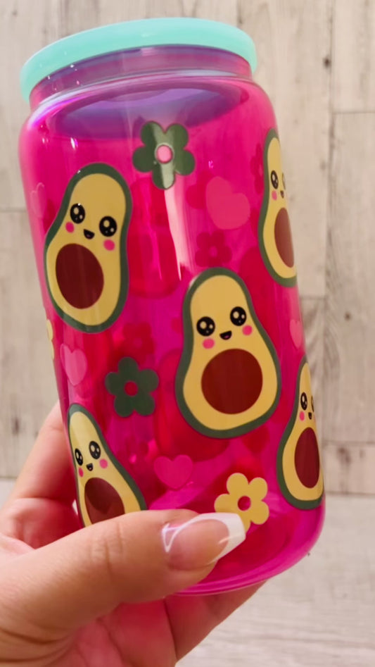 Pink Jelly avocado floral