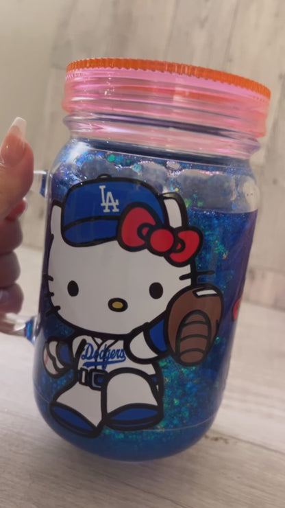 Snow globe HK LA plastic