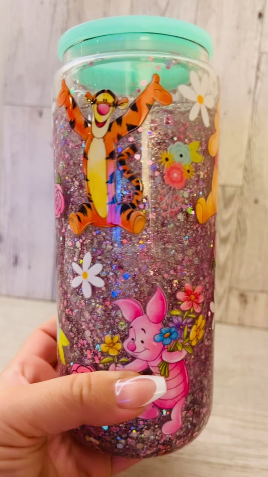 Snow globe Pooh & friends